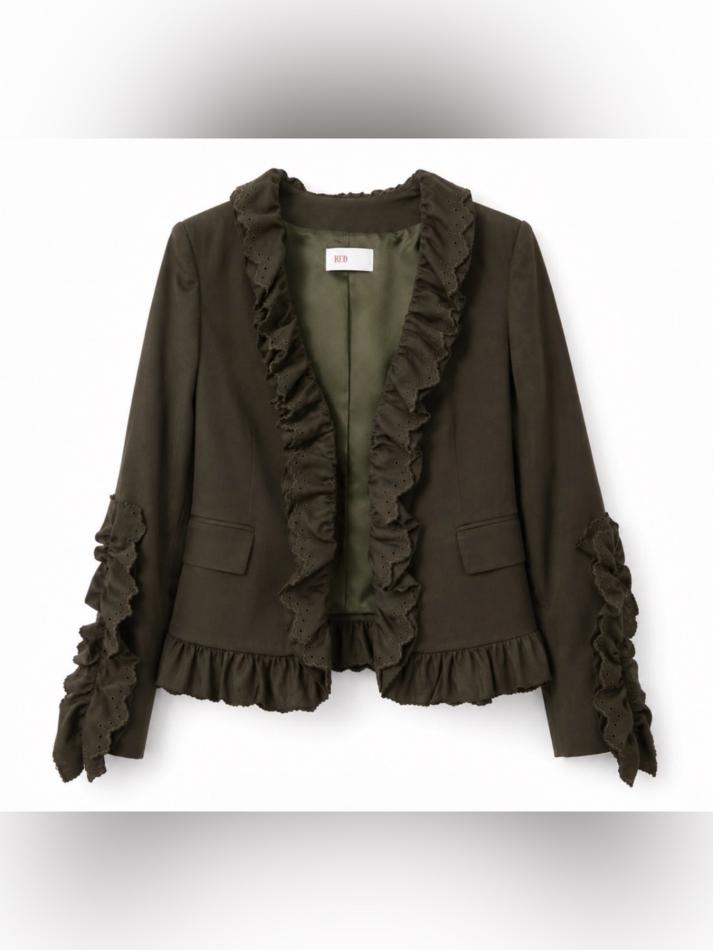 RED Valentino Ruffle Blazer 🤍